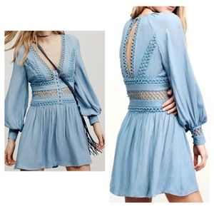 Free People I Think I Love You Mini Dress Size 4